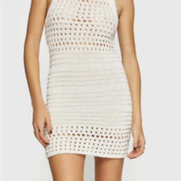 Rebecca minkoff Lily Crochet Dress in white color - Picture 3 of 6
